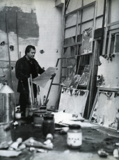 Francis in Arcueil studio, Paris.