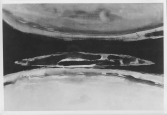 <em>Untitled</em>, 1952, ink wash on paper, 13 1/2 x 20 1/4 in.