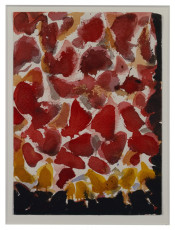 <em>Red, Yellow and Black</em>, 1954, gouache on paper, 8 1/2 x 6 1/2 in.