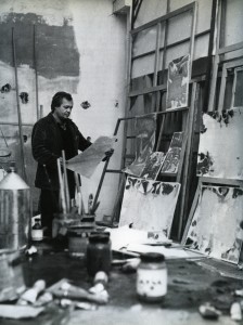 Francis in Arcueil studio, Paris.
